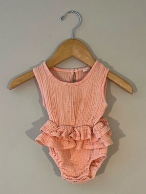 $10 ADD ON Reverie Threads Romper baby girl 3-6M skirted dress zara Jamie‎ Kay